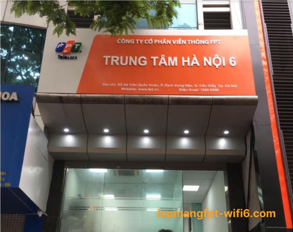 Văn phòng giao dịch lắp mạng FPT Quận Cầu Giấy